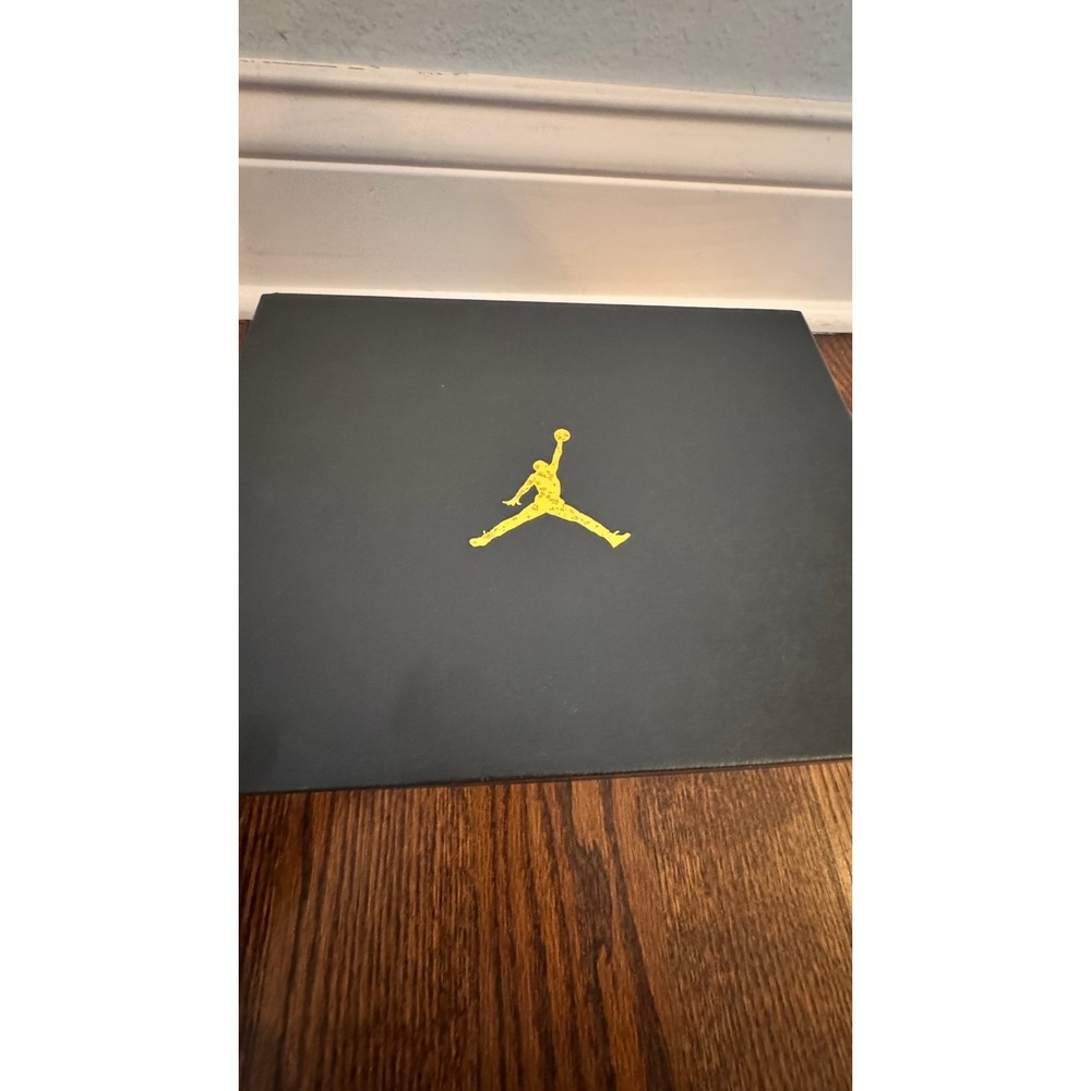 Nike Air Jordan 1 Mid Youth Sneakers – Tan / White with Satin Ribbon Laces 1Y - Picture 3 of 7